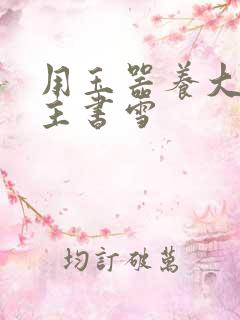 用玉器养大的公主书雪