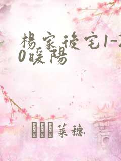 杨家后宅1-20暖阳