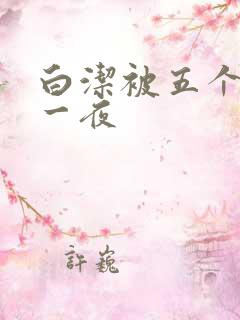 白洁被五个人玩一夜
