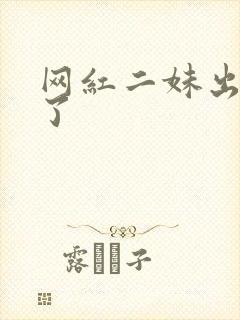 网红二妹出啥事了