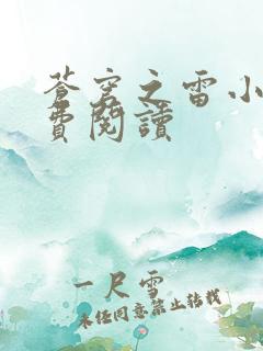 苍穹之雷小说免费阅读