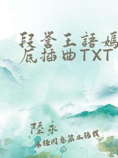 段誉王语嫣在井底插曲TXT