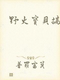 野火宝贝搞定你