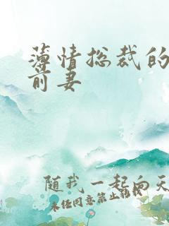 薄情总裁的失声前妻