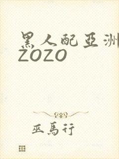 黑人配亚洲女人ZOZO