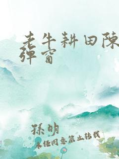 老牛耕田陈雪无弹窗