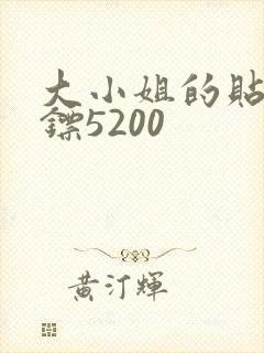 大小姐的贴身保镖5200