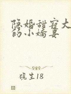 隐婚甜宠大财阀的小娇妻