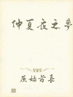 仲夏夜之梦小说