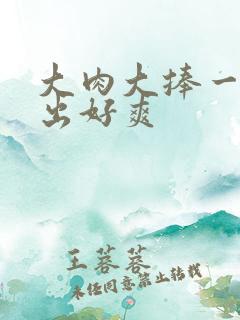 大肉大捧一进一出好爽