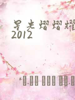 星光熠熠耀保良2012