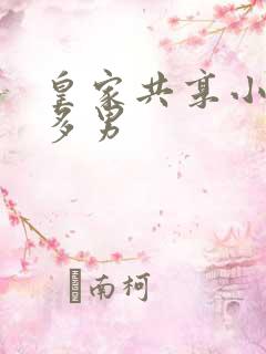 皇家共享小公主多男