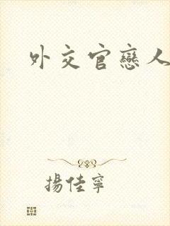 外交官恋人小说