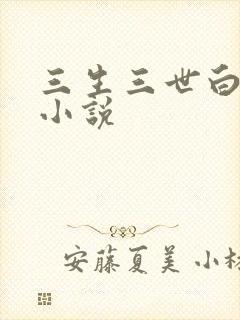 三生三世白暮泪小说