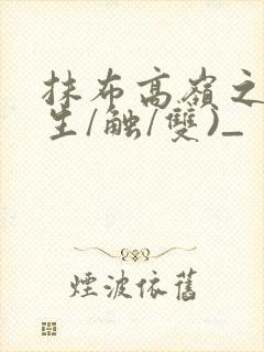 抹布高岭之花(生/触/双)_