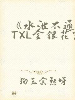 《水泄不通》 TXL金银花露