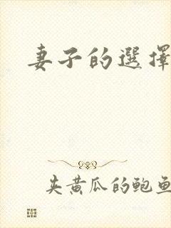 妻子的选择小说