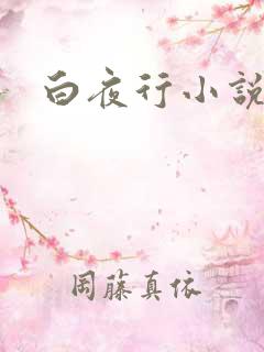 白夜行小说下载