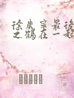 徐岁宁最后和洛之鹤在一起了吗