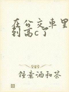 在公交车里c弄到高c了