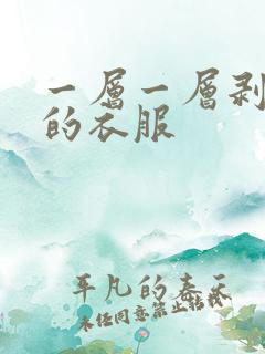 一层一层剥掉你的衣服