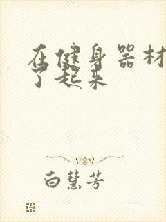 在健身器材上做了起来