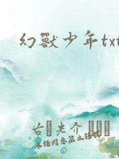 幻兽少年txt
