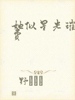 她似星光璀璨免费