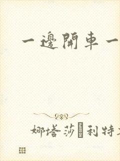 一边开车一边做