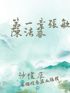 第一章张敏陈红陈法蓉