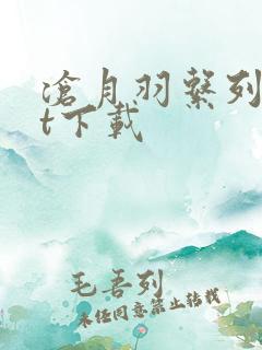 沧月羽系列txt下载