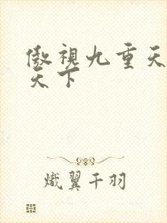 傲视九重天风凌天下