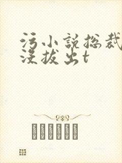 污小说总裁整夜没拔出t