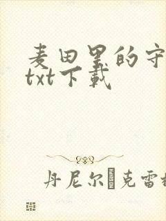 麦田里的守望者txt下载