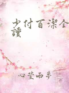 少付百洁全文阅读