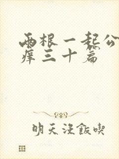 两根一起公憩止痒三十篇