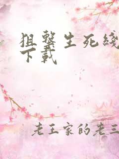 狙击生死线小说下载