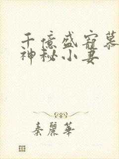 千亿盛宠慕少的神秘小妻