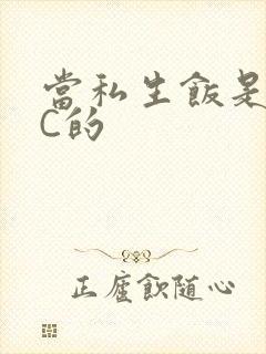 当私生饭是要挨C的