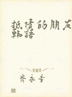 抵债的朋友麦子韩语