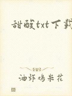 甜酸txt下载