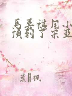 马嘉祺用小小马顶到了宋亚轩