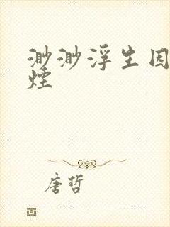 渺渺浮生因你成烟