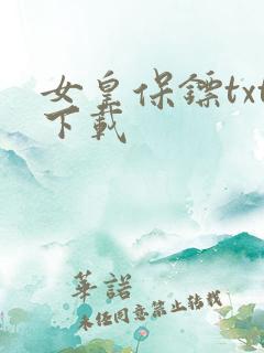 女皇保镖txt下载