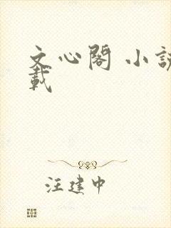 文心阁 小说连载