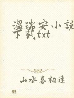 温瑞安小说全集下载txt