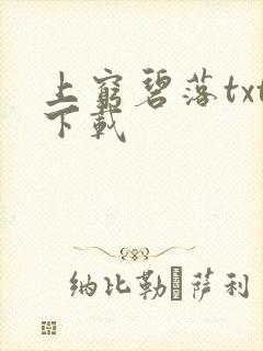 上穷碧落txt下载