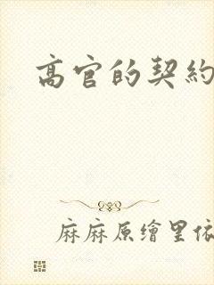 高官的契约情人