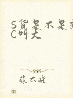 S货是不是想挨C叫大