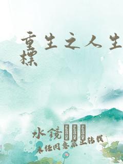 重生之人生新目标